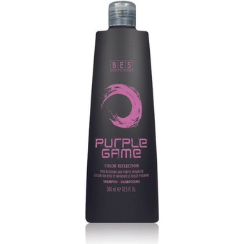 Bes beauty & science Оцветяващ шампоан в пурпурно розов цвят BES Color Reflection Purple Game Shampoo 300ml