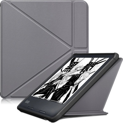 Protemio LEATHER Kobo Libra Colour 110476 šedý