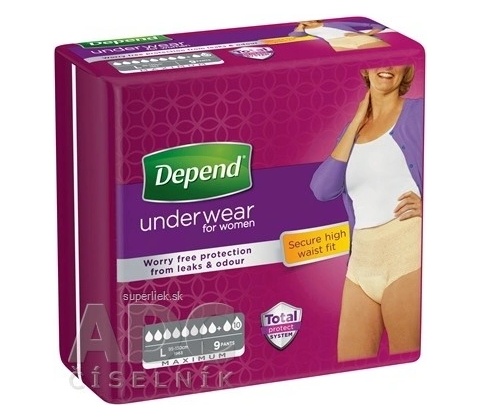 Depend Maximum L 9 ks