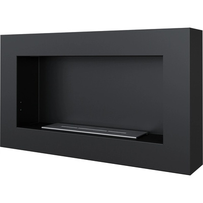 Kratki Závěsné biokrb GOLF FLAT černé sklo