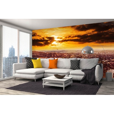 DIMEX ART Самозалепваща се флизелинова фототапета изглед към холивуд 375 x 250 см