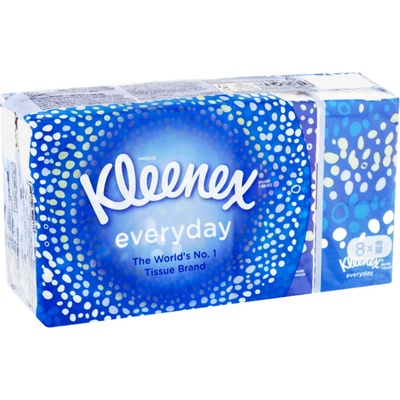 Kleenex 2-vrstvové Everyday 8× 9 ks