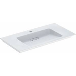 Geberit One Slim 90 см бяла мивка за мебели с отвор за смесител и специален сифон (505.006.00.1)