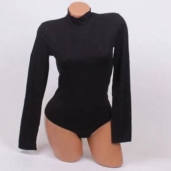 Image 1 of Дамско памучно боди в черен цвят