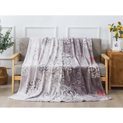 Xpose deka AMÉLIA s baránkom sivá Mikroplyš s baránkom 200x220