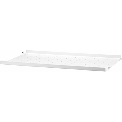 String Nízká kovová police Metal Shelf Low 58 x 30, White, MSL5830-12-1