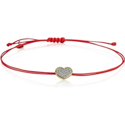 Couple Kabbalah náramek žluté zlato se zirkony 585-66-5-0009.0Z00.0.00.001.cv