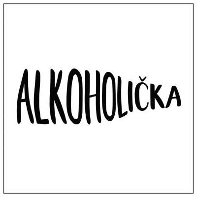 Plakát čtverec Ikea kompatibilní Alkoholička