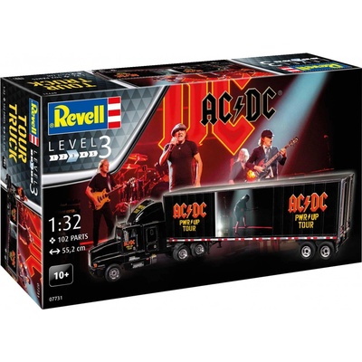 Revell AC/DC Tour Truck Power Up ModelKit truck 07731 1:32