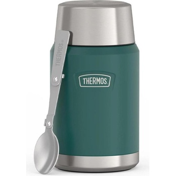 Thermos Icon Термос за храна със сгъваема лъжица, 710 мл, зелен, 2 ел (173093)