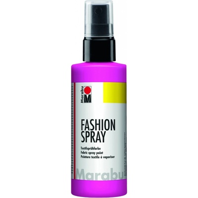 Marabu Fashion sprej na světlý textil růžový 100 ml