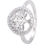Silenti Jewelry Сребърен пръстен "Дървото на Живота" - 6 - 52мм (16.6мм диам. )