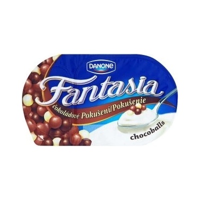 Danone Fantasia Jogurt s čokoládovými guľôčkami 100 g