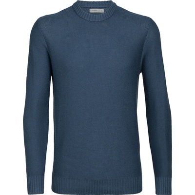 Icebreaker pánské svetr Mens Waypoint Crewe Sweater prussian blue – Zboží Mobilmania