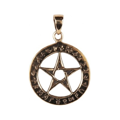 imago Amulet Runa pentagram bronz FC21227X