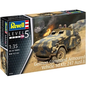Revell Сглобяем модел, Revell, Германска командна бронирана машина Sd. Kfz. 247 Ausf. B, 247 части (R03335)