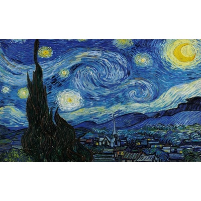Postershop Fototapeta vliesová Vincent Van Gogh Hvězdná noc, rozměry 104x70,5cm