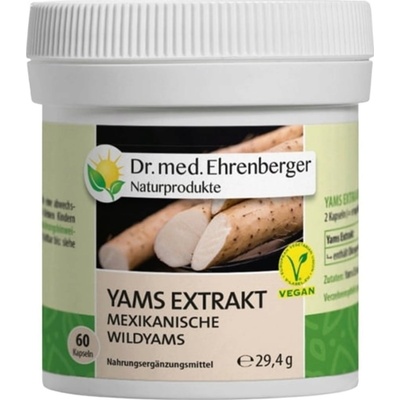 Dr. Ehrenberger Naturprodukte Екстракт от корен на див ям, капсули - 60 капсули