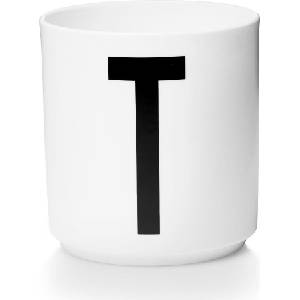 Design Letters Чаша халба aj буква Т порцеланова (10201000t)