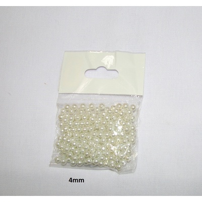 Korálky plastové priemer 4mm