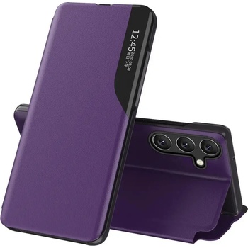 HQWear Eco Leather View Case елегантен калъф с капаче и функция стойка за Samsung Galaxy A26 - лилав (5907769371929)