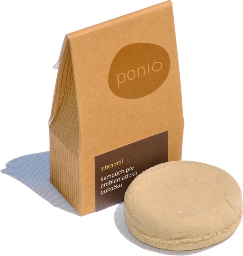 Ponio tuhý šampon s ichtamolem a pyritionem zinku 60 g