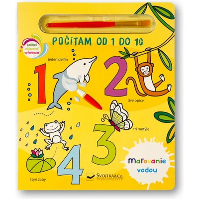Malování vodou: Počítám od 1 do 10 Svojtka&Co.