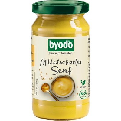 Byodo Hořčice středně pálivá bio BIO VEGAN 200 ml