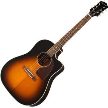 Epiphone J-45 EC Studio Vintage Sunburst Електро-акустична китара Дреднаут