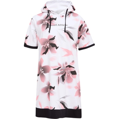 Russell Athletic Dress Hoodie biela ružová čierna