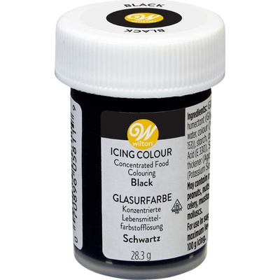 Wilton 0282 Gelová barva - černá 28 g – Hledejceny.cz