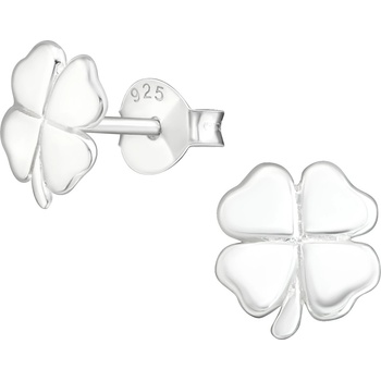 Image 1 of Bijutanki Сребърни Обеци - Четирилистна Детелина