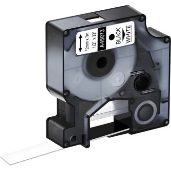 Image 1 of Compatible Съвместима лента DYMO 45013 D1 - 12mm x 7m - Черен печат / Бял фон KP36490