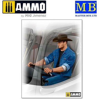 MASTER BOX LTD Truckers series.MikeBeach Boy Barringto MasterBox 1:24