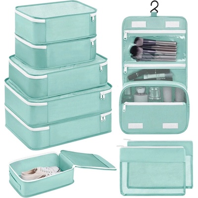 Kufreplus cestovné organizéry SN1523 jadeitová