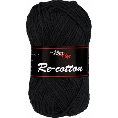 Vlna Hep Re-cotton 81001 černá