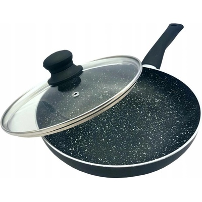 Tradiční pánev Kinghoff 28 cm mramorová s poklicí