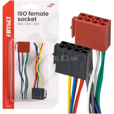 Konektor ISO samica CCA 5A 12V AMiO-04444