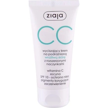 Ziaja CC Cream SPF10 успокояващ cc крем с витамин с за чувствителна кожа 50 ml