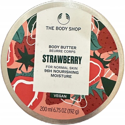 The Body Shop Strawberry tělové máslo 200 ml – Zboží Mobilmania