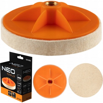 NEO TOOLS Kotouč leštící filc plsť 125 x 20 mm M14