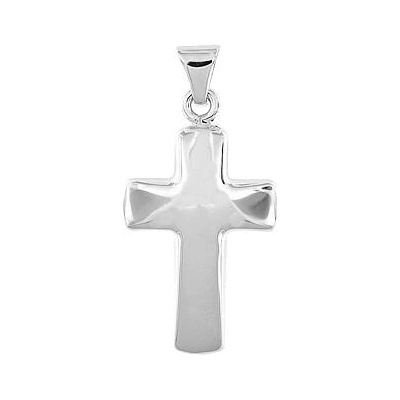 Infinitysilver Stříbrný přívěsek široký kříž 501006