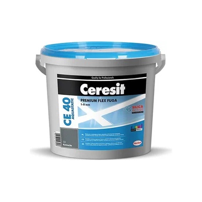 CERESIT ФУГА АКВАСТАТИЧНА СЕ 40 5кг ЦИМЕНТОВО СИВА (2009482, 3047159)