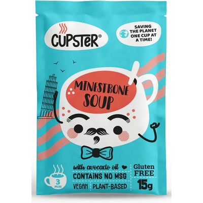 Éden Prémium Cupster Bezlepková instantní polévka Minestrone 15 g