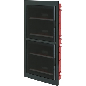 Elettrocanali Ec630 ТАБЛО ЗА ВГР. 72 МОДУЛА (4Х18) ЧЕРЕН (ec63072ne)