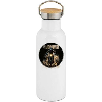 123TRIKO termoska Mudpower, Enduro, Motocross, bílý, V3 500 ml motorka