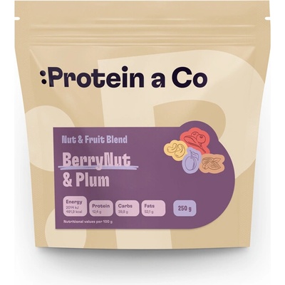 Protein a Co BerryNut & Plum zmes orechov a ovocia 250 g