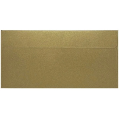 Obálka DL 150g 110x220 Pearl, zlatá