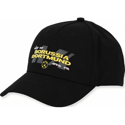 BORUSSIA DORTMUND Borussia Dortmund čierna žltý nápis BVB snapback