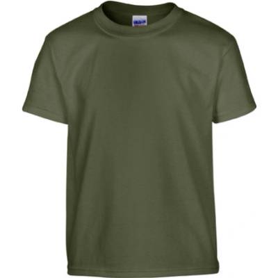 Gildan Detské tričko G5000K Military Green